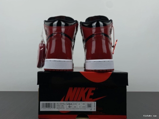 555088-063 OG Bred Air 1 Jordan Patent High 0704